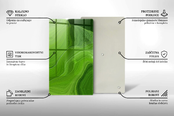 Protetor de bancada Textura abstrata