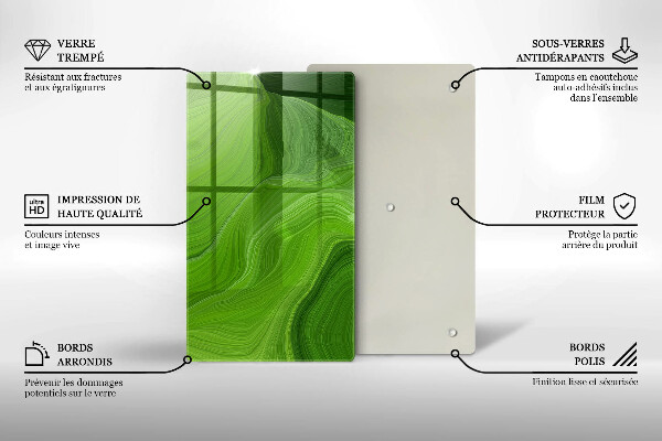 Protetor de bancada Textura abstrata