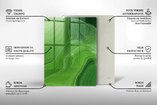 Protetor de bancada Textura abstrata