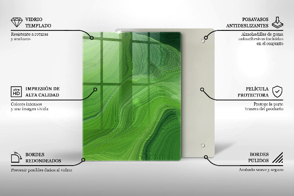 Protetor de bancada Textura abstrata