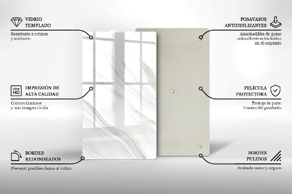 Protetor de placa de indução Mármore delicado