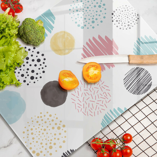 Proteção para placa de indução Formas pintadas