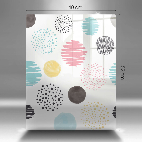 Proteção para placa de indução Formas pintadas