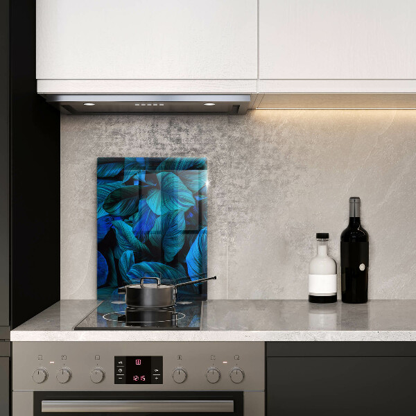 Proteção para placa de indução Folhas de vegetação da selva