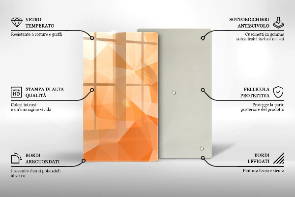 Protetor de placa de indução Fundo geométrico