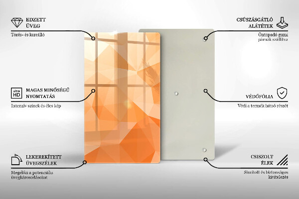 Protetor de placa de indução Fundo geométrico