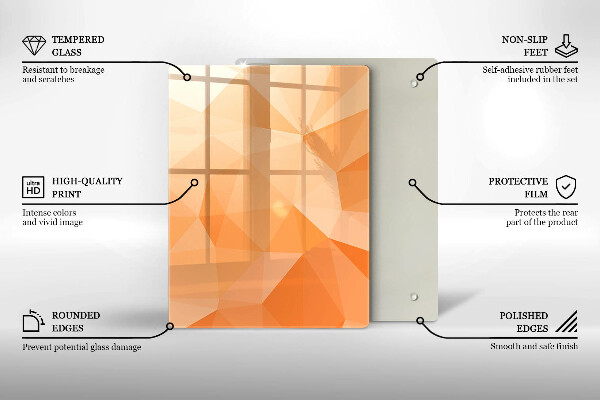 Protetor de placa de indução Fundo geométrico