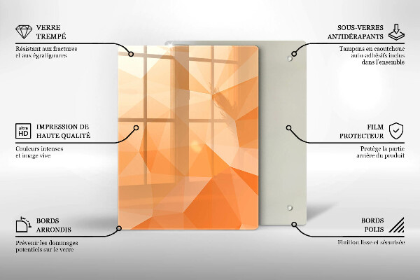 Protetor de placa de indução Fundo geométrico