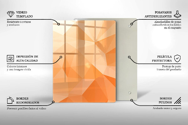 Protetor de placa de indução Fundo geométrico