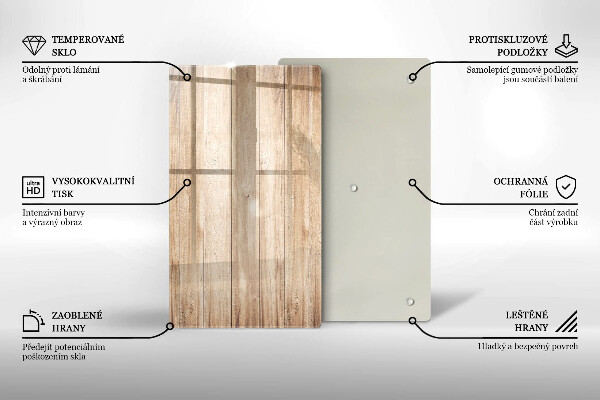 Proteção para placa de indução Tábuas de madeira