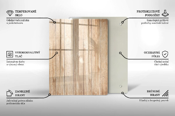 Proteção para placa de indução Tábuas de madeira