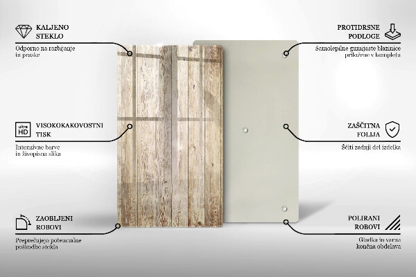 Protetor de placa de indução Tábuas de madeira