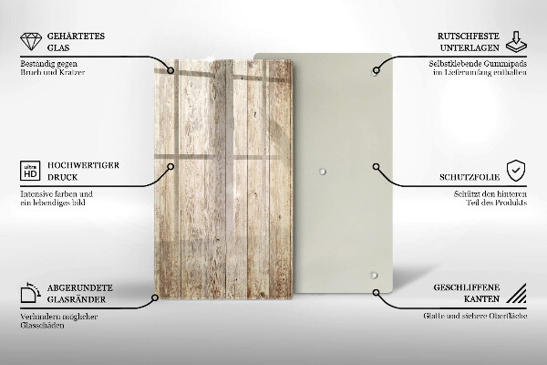 Protetor de placa de indução Tábuas de madeira