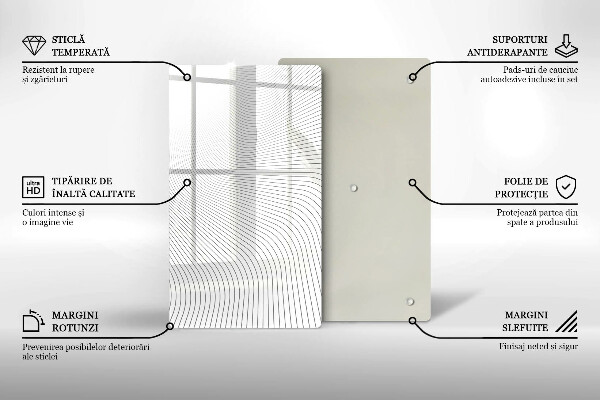 Proteção para placa de indução Padrão de linha moderno