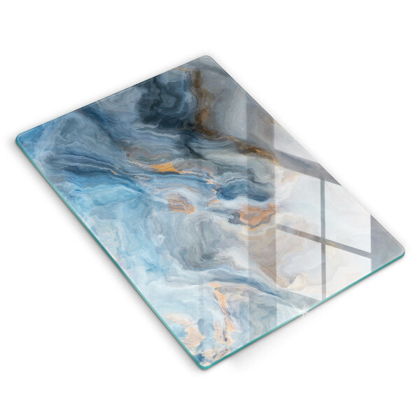 Protetor de bancada Textura de mármore