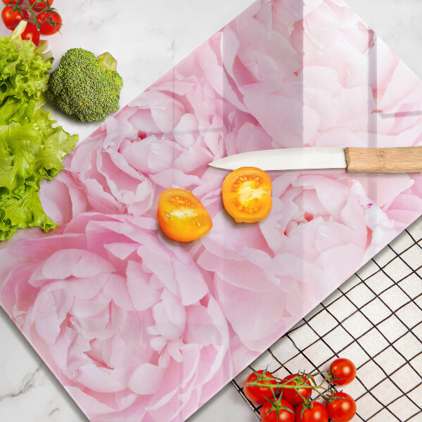 Proteção para placa de indução Peônias delicadas