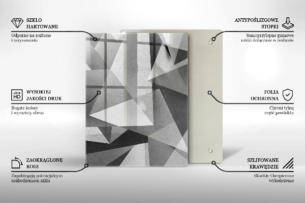 Protetor de bancada Abstração concreta nítida