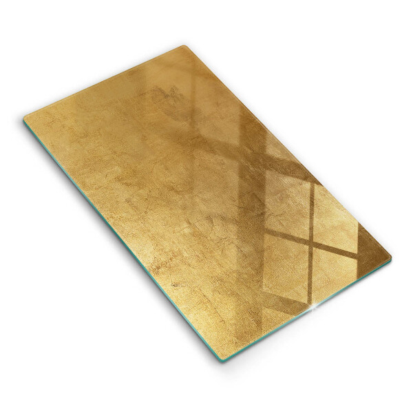 Proteção para placa de indução Fundo de textura dourada