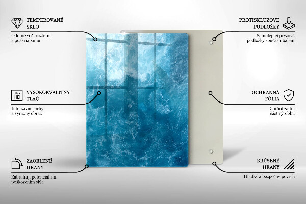 Protetor de placa de indução Água azul