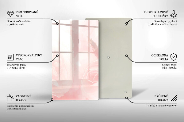 Protetor de bancada Fundo de rosas pastel