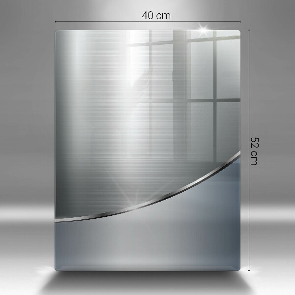 Proteção para placa de indução Padrão de abstração de metal