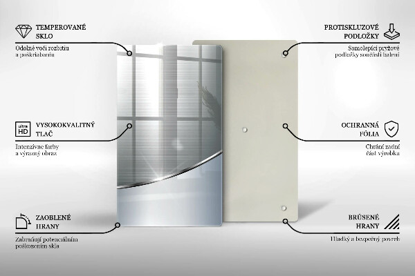 Proteção para placa de indução Padrão de abstração de metal