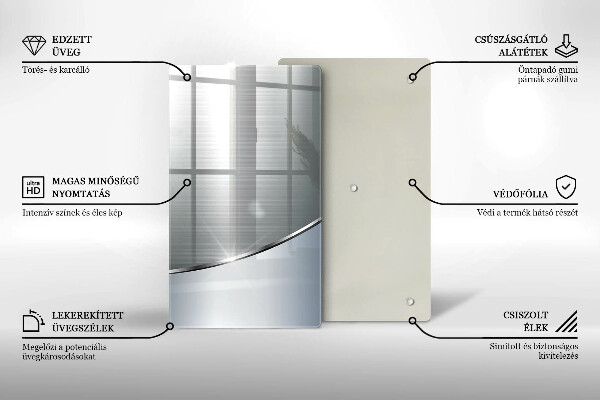 Proteção para placa de indução Padrão de abstração de metal