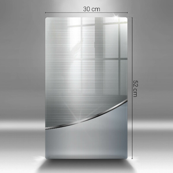 Proteção para placa de indução Padrão de abstração de metal