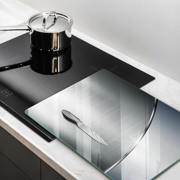 Proteção para placa de indução Padrão de abstração de metal