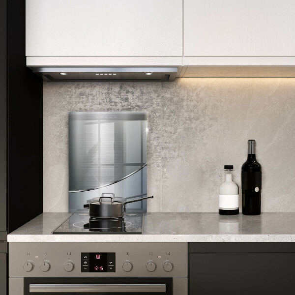 Proteção para placa de indução Padrão de abstração de metal