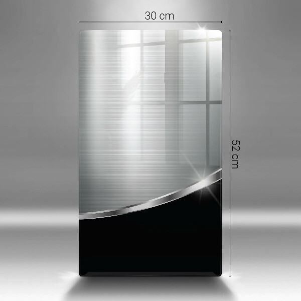 Protetor de placa de indução Abstração com metal