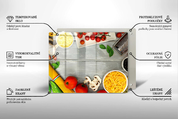 Tampa de parede para fogão a gás Comida de cozinha