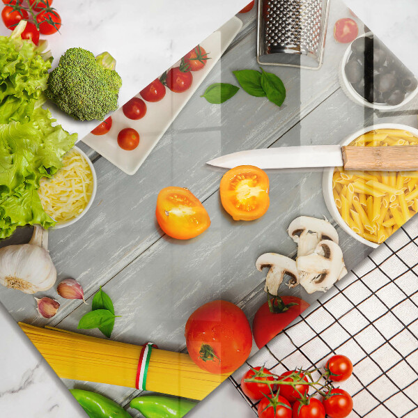 Tampa de parede para fogão a gás Comida de cozinha