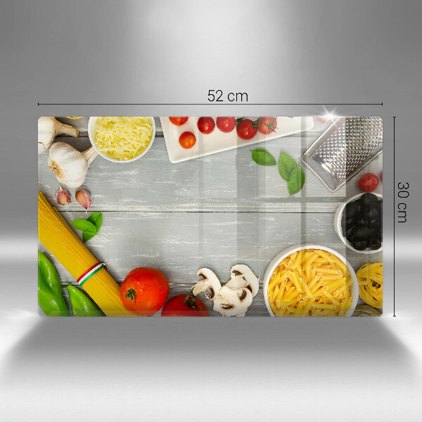 Tampa de parede para fogão a gás Comida de cozinha