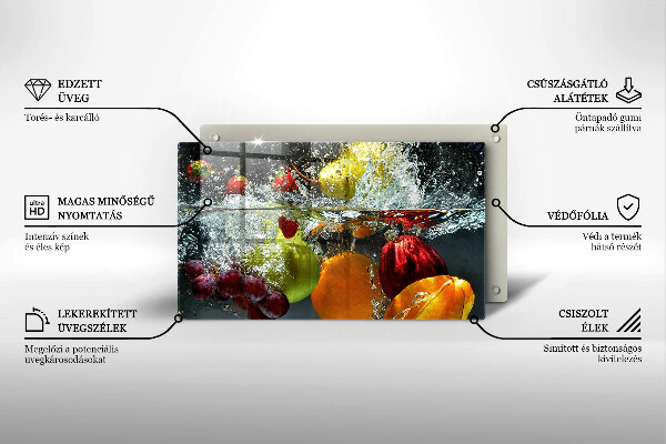 Exaustor a gás Fruta suculenta na água