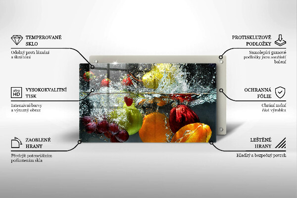 Exaustor a gás Fruta suculenta na água