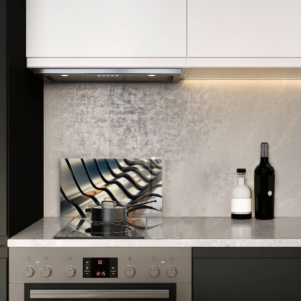 Exaustor a gás Formas metálicas 3D