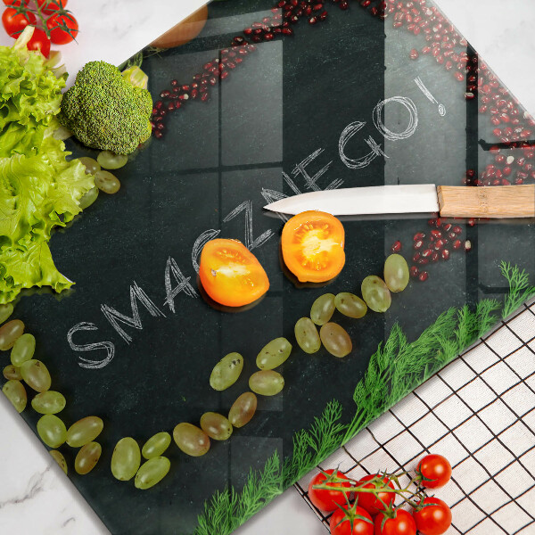 Tampa de parede do fogão a gás A inscrição Bom apetite!