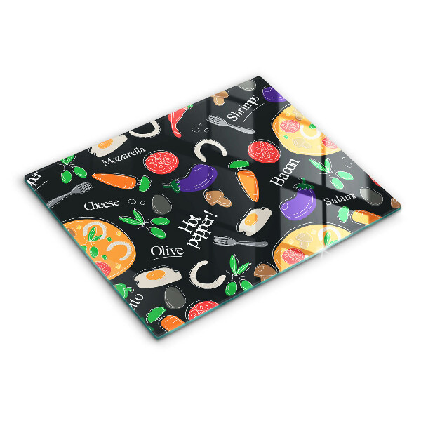 Tampa de parede do fogão a gás Ilustração de alimentos