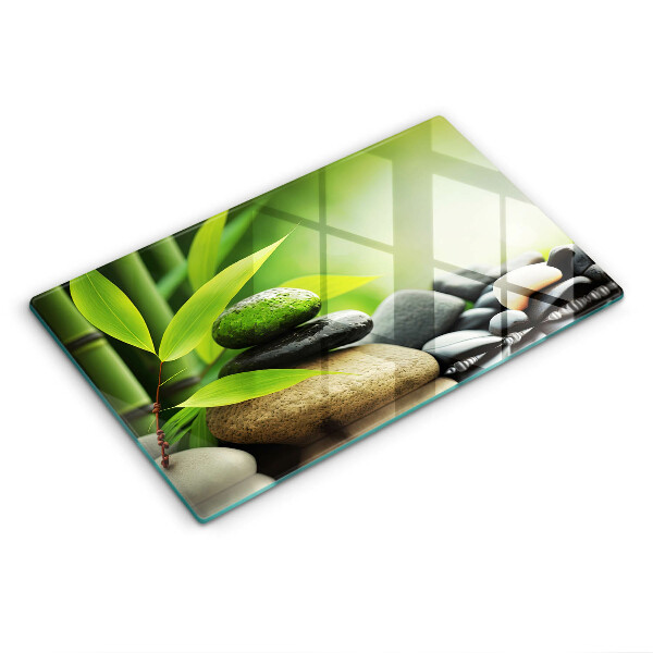 Cobertura de indução Pedras de bambu zen