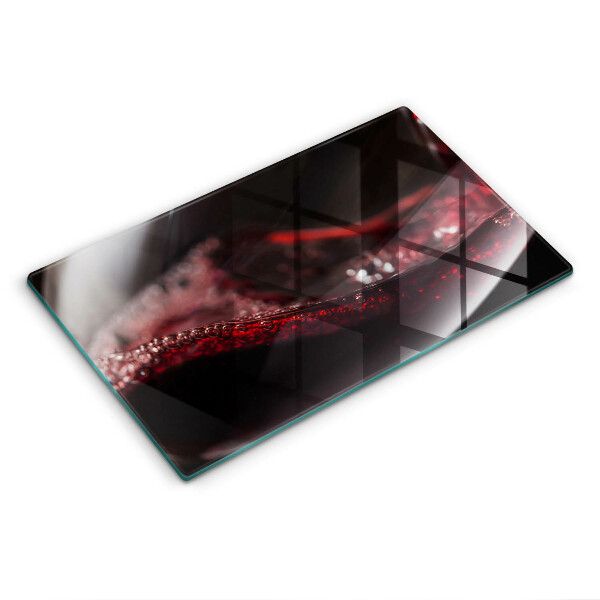Cobertura de indução Um copo de vinho tinto