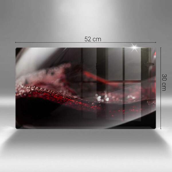 Cobertura de indução Um copo de vinho tinto