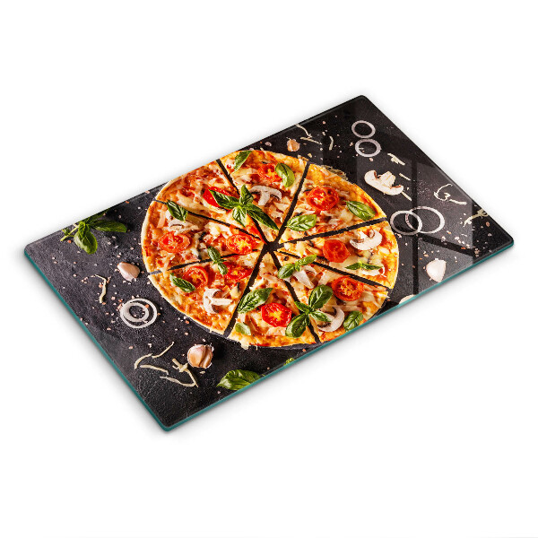 Cobertura de indução Pizza com cogumelos