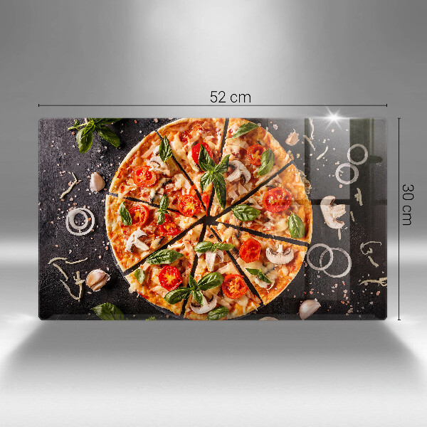 Cobertura de indução Pizza com cogumelos