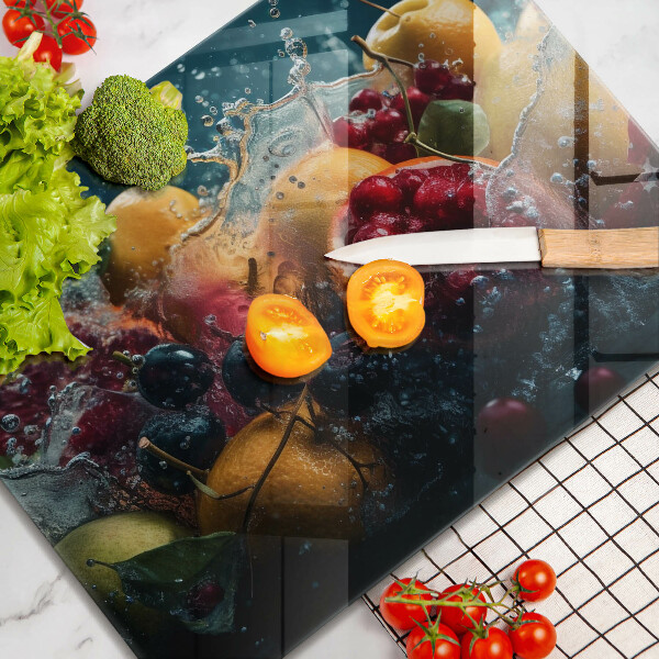 Cobertura de indução Fruta na água