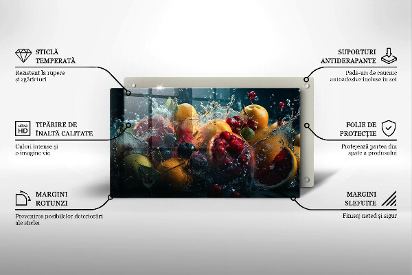 Cobertura de indução Fruta na água