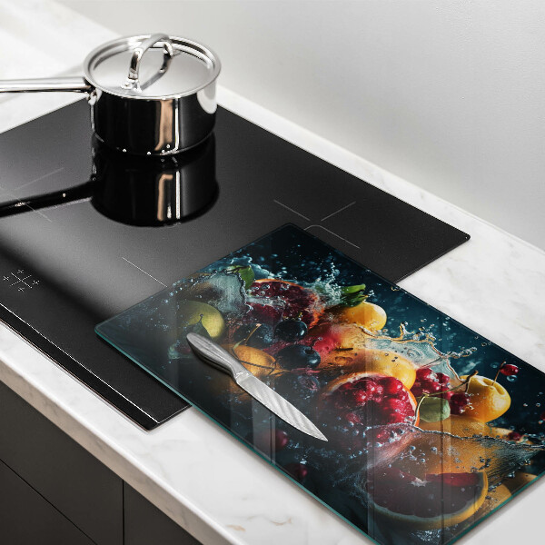 Cobertura de indução Fruta na água