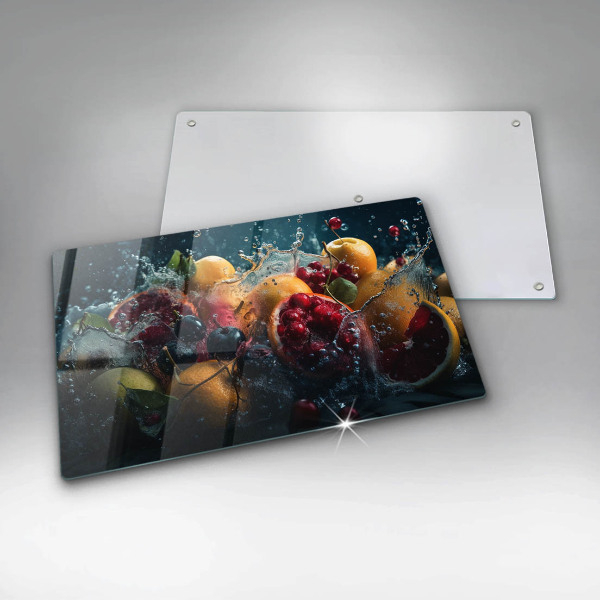 Cobertura de indução Fruta na água