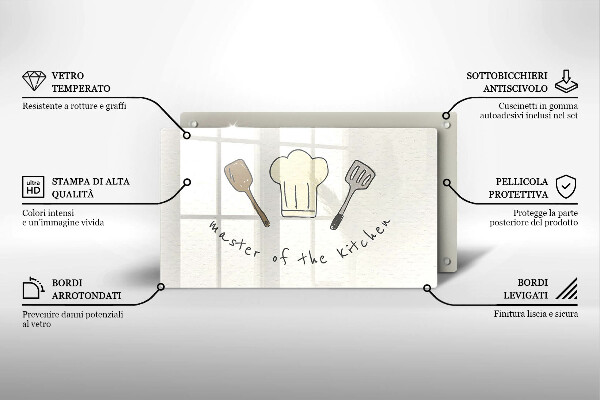 Cobertura de indução Mestre da Cozinha