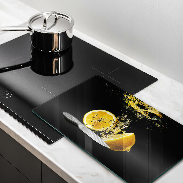 Tampa de parede do fogão a gás Fruta limão suculenta